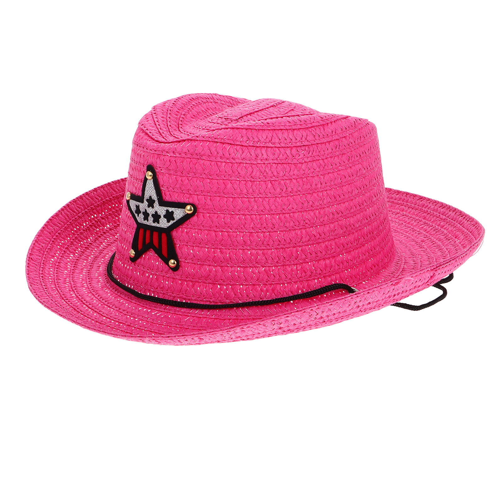 Cowboy Hat Straw - 子供用カウボーイハット、西部風麦わら帽子、日焼け防止、軽量で快適なデザイン、アウトドアアドベンチャー旅行に最適