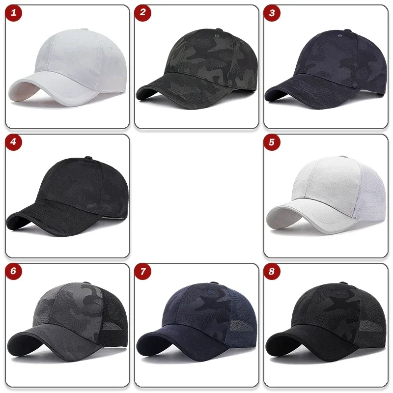 カモフラージュ柄ハードトップ野球帽（2種類のスタイルあり）、 - Golf Cap Dad のレビューと価格