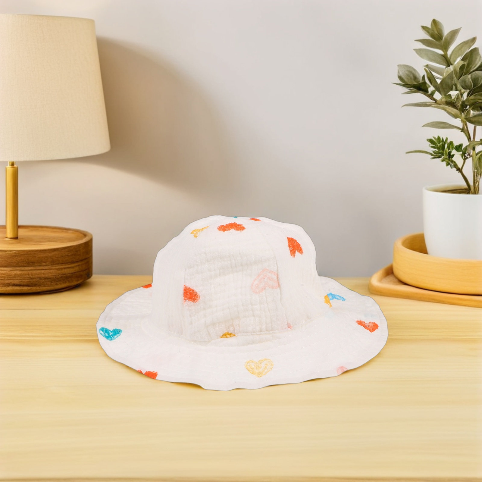 帽子、綿素材、柔らかい、通気性、ベビー用、バケットハット、新 - Bucket Hat Cotton のレビューと価格