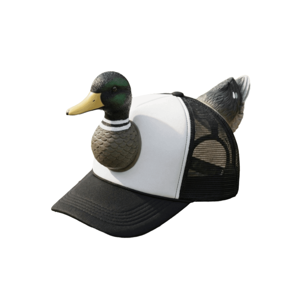 面白い 3D アヒルメッシュ野球帽調節可能なワイドつばトラッ - Trucker Cap Mesh のレビューと価格