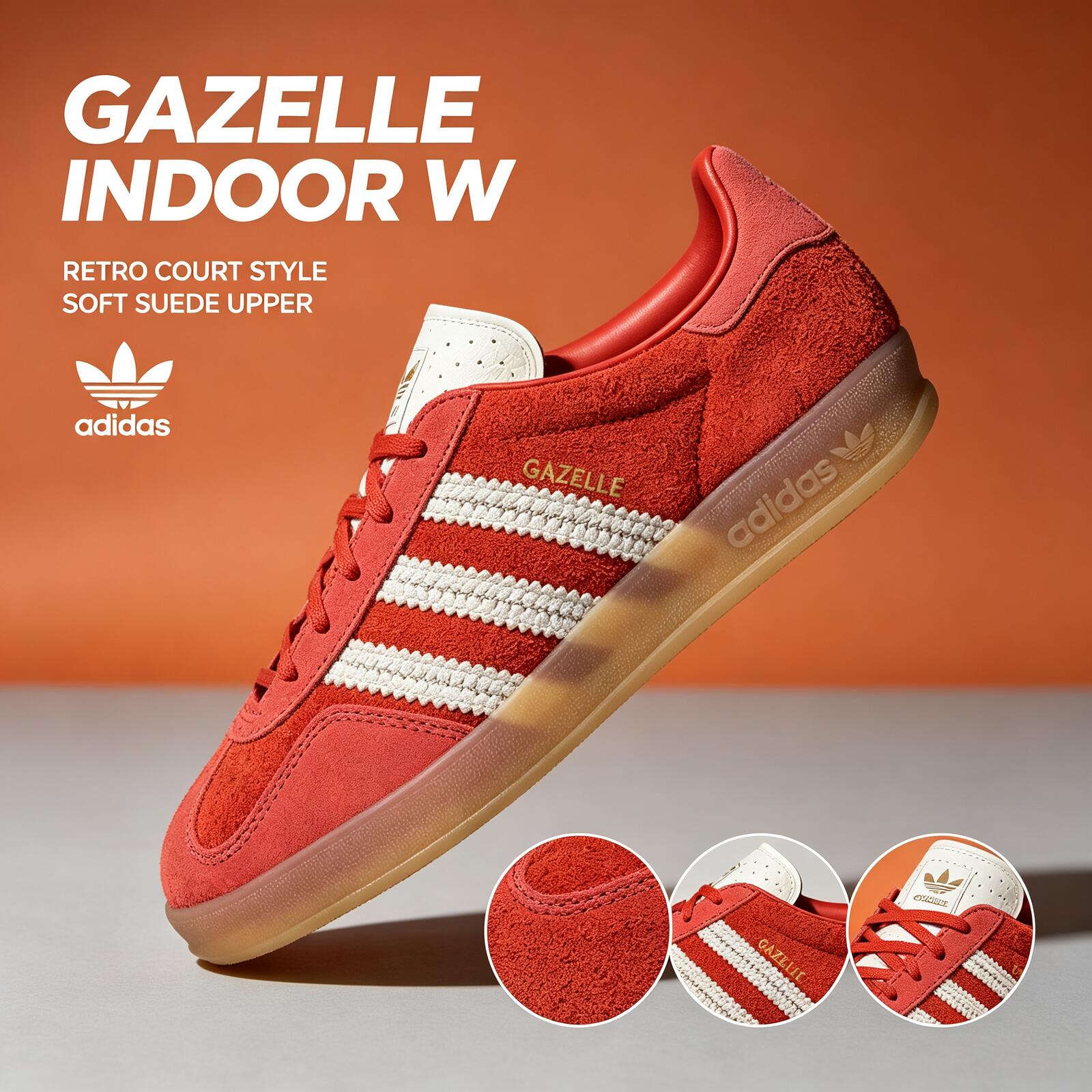 アディダス ガゼル インドア W KI7169 オリジナルズ - Adidas Shoes Gazelle のレビューと価格