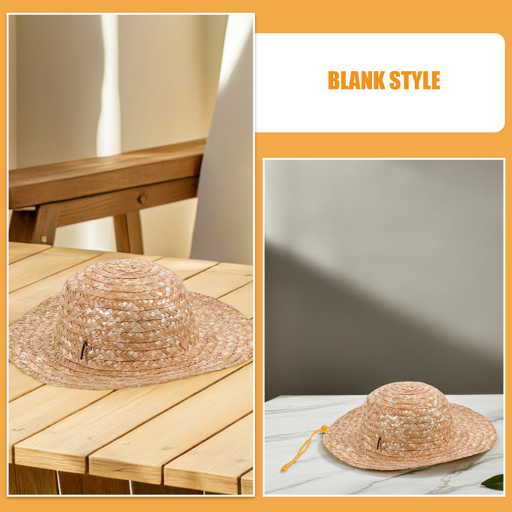 2枚セットの子供用日よけ帽子。天然素材のストローを使用し、つ - Sun Hat Wide Brim のレビューと価格