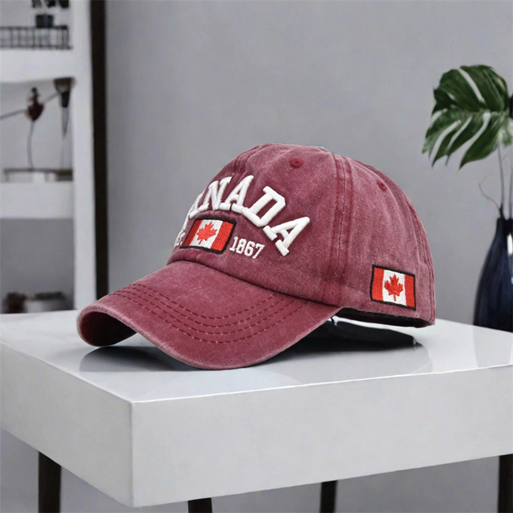 カナダ野球帽 メープルリーフ野球帽 通気性 調節可能 ダッド - Dad Hat Cotton のレビューと価格