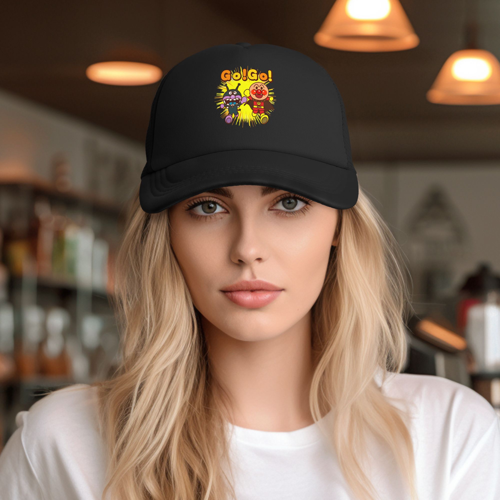 アンパンマン GO GO メッシュ野球帽 ユニセックス スポ - Golf Cap Dad のレビューと価格